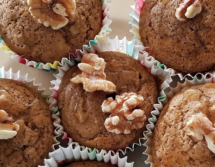 Julia Brown Banana Date Muffins