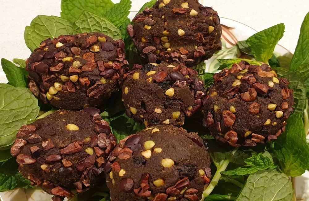 Choc Mint Protein Balls gluten dairy sugar free